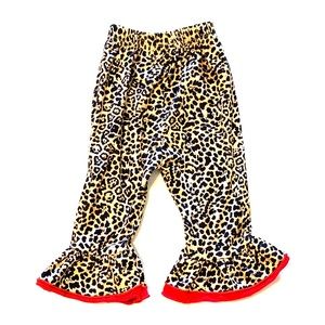 Animal Print Bell Bottoms | toddler girl